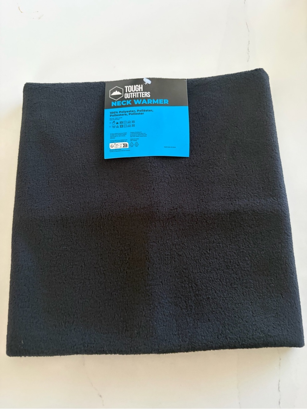 Black Fleece Neck Warmer